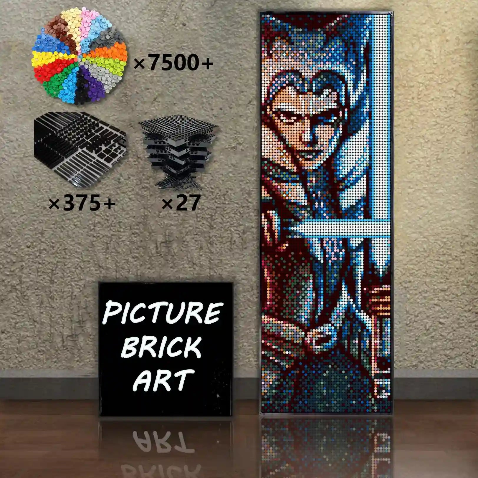 Lego Portrait Lego The Sith Mosaic LEGO Art Star Wars The Sith (31200)