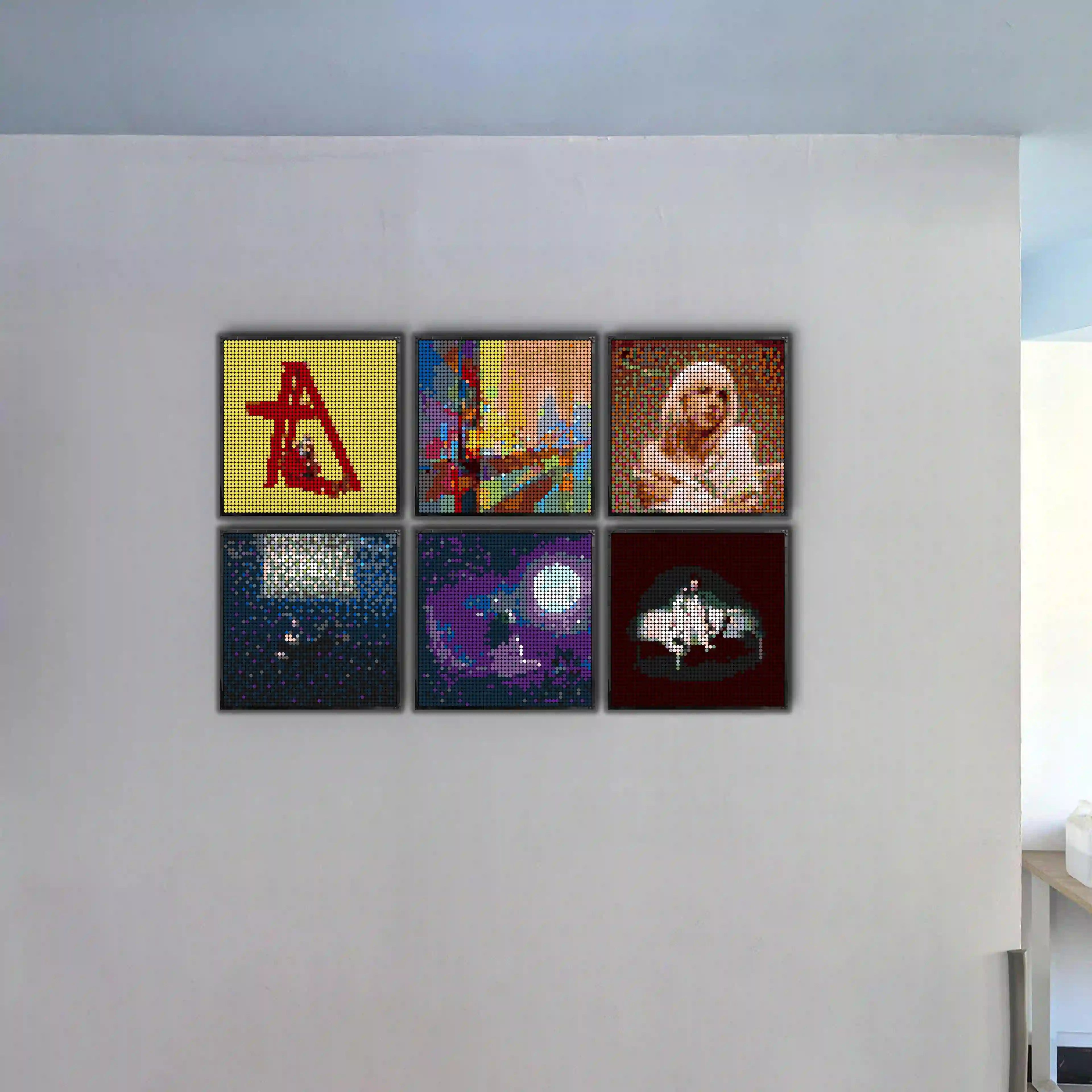 LEGO Mosaic Billie Eilish Album Cover-48x48