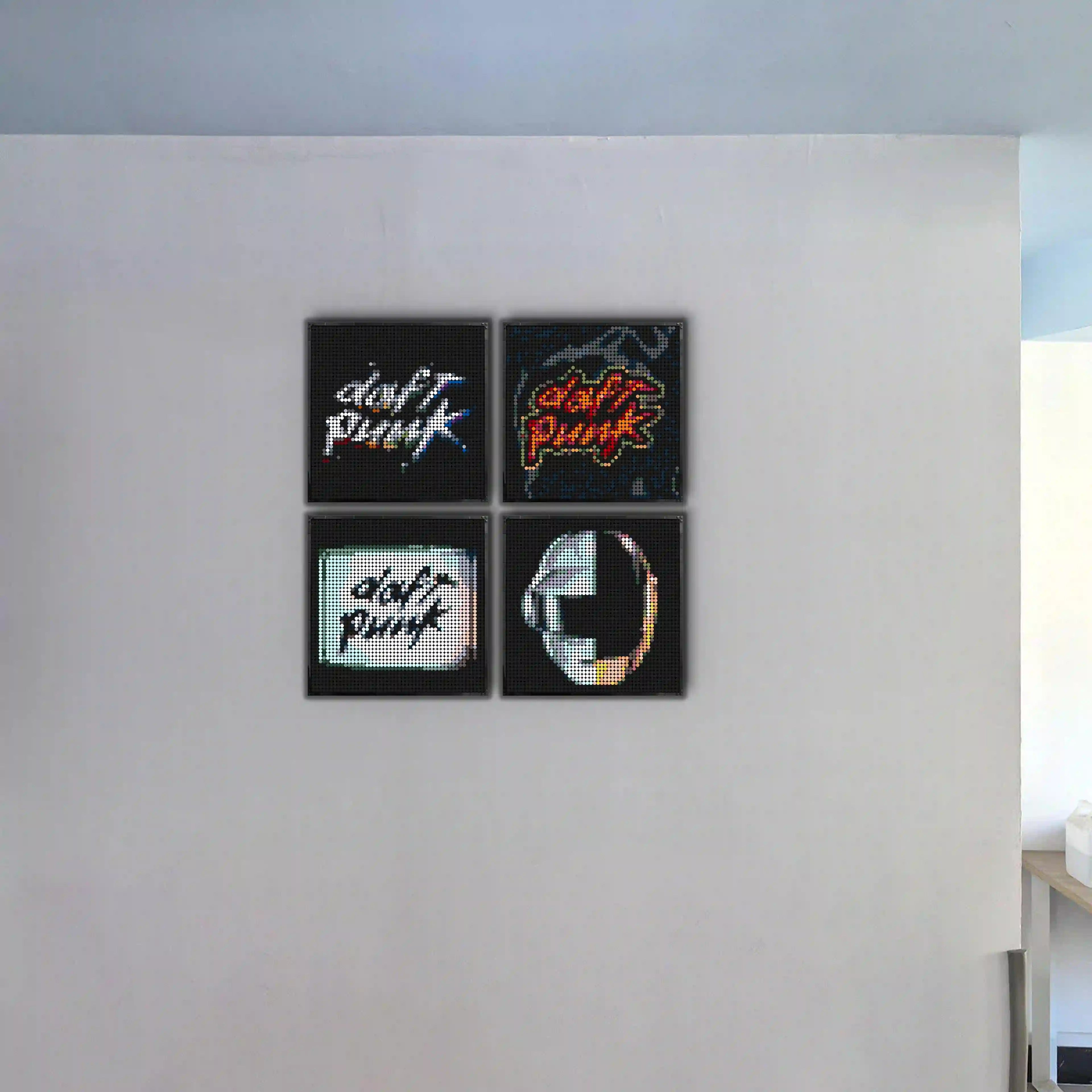 LEGO Mosaic Daft Punk Album Cover-48x48 LEGO Mosaic Daft Punk Album Cover-48x48