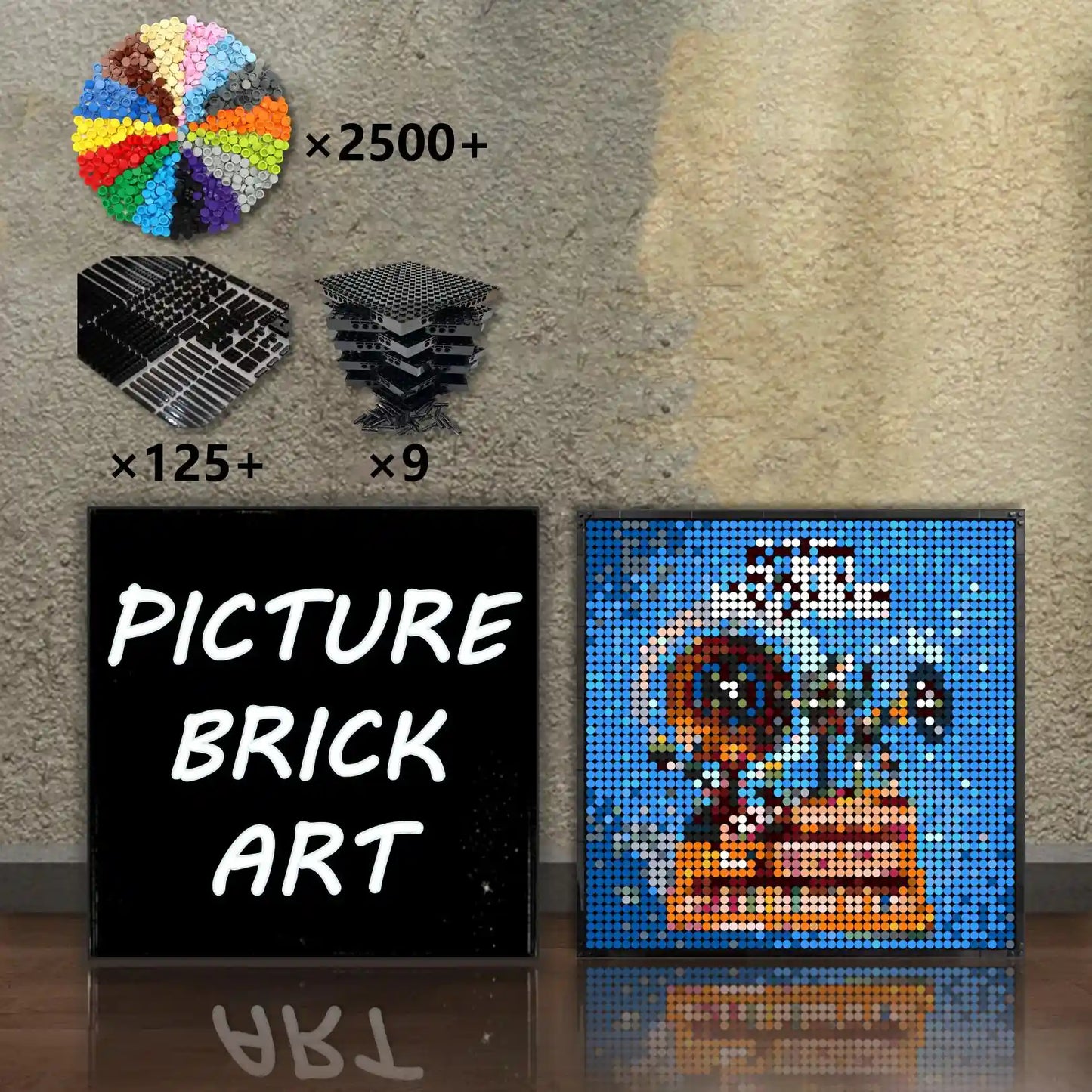 LEGO-Mosaic-Gorillaz-Song-Machine_-Season-One-Strange-Timez-48x48