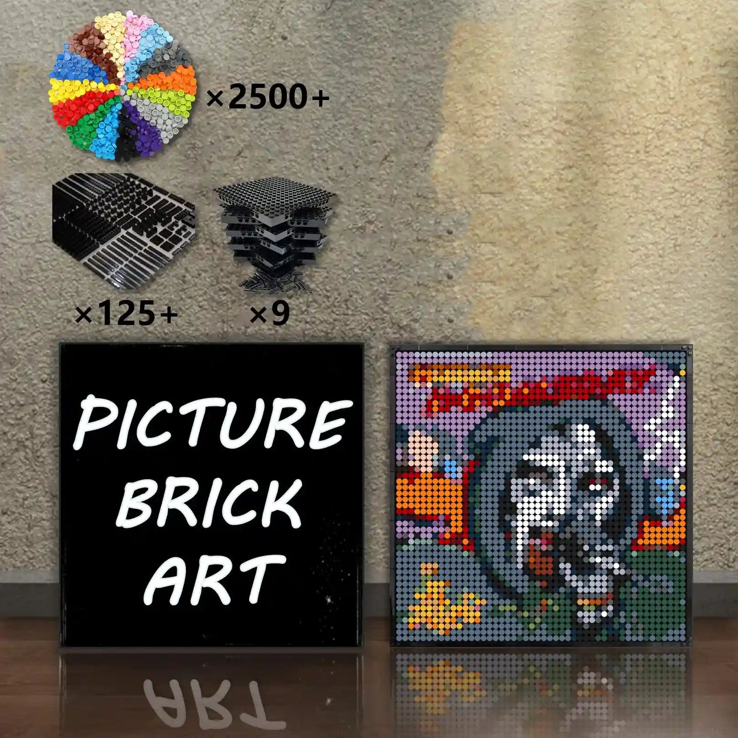 LEGO Mosaic MF DOOM Album Cover-48×48