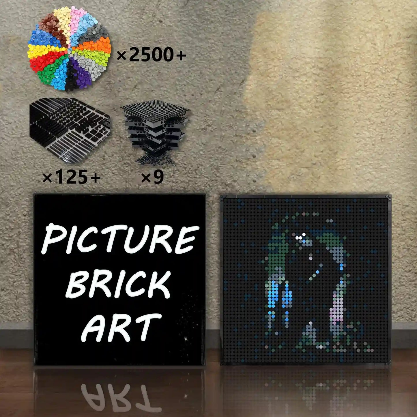 LEGO Mosaic Post Malone Album Cover-48x48