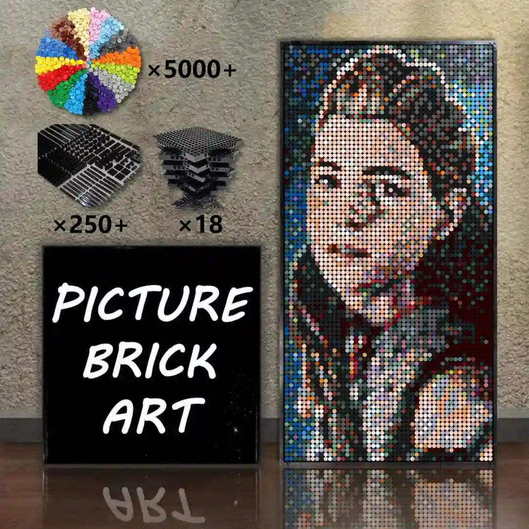 LEGO Mosaic Wall Art-Aloy Pixel art-48x96
