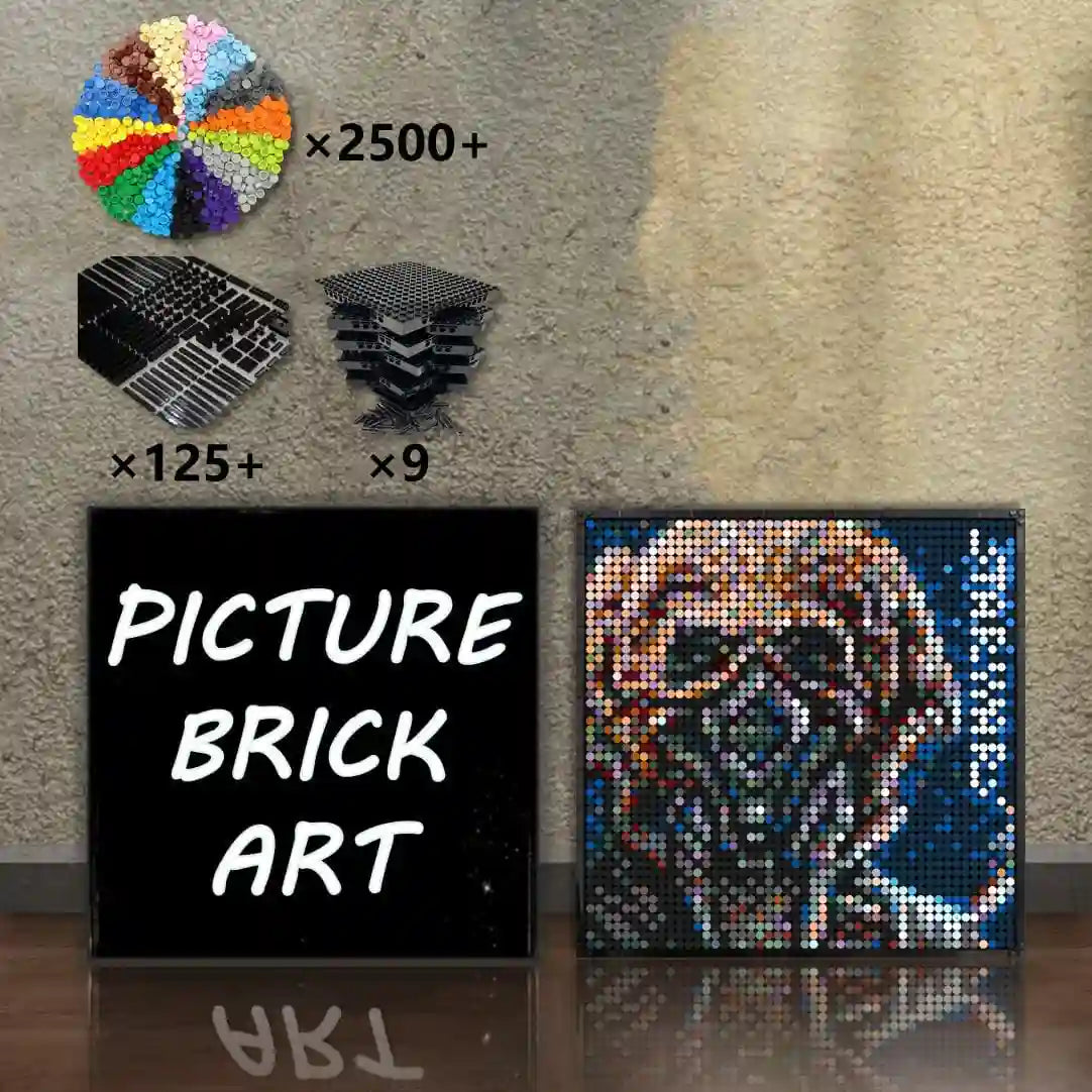 LEGO Mosaic Wall Art Plo Koon 2 Pixel Art 48x48