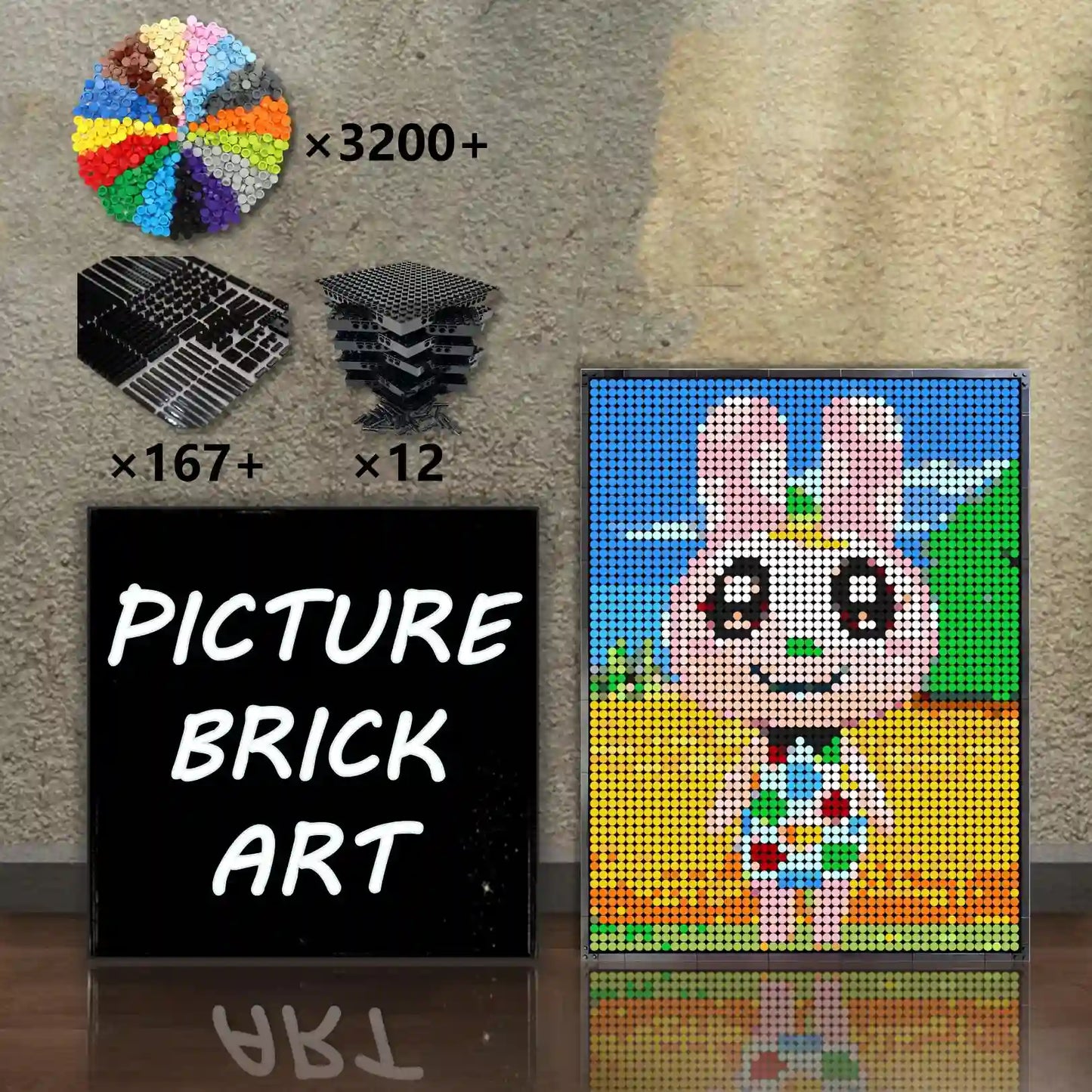 LEGO Mosaic Animal Crossing 48×64