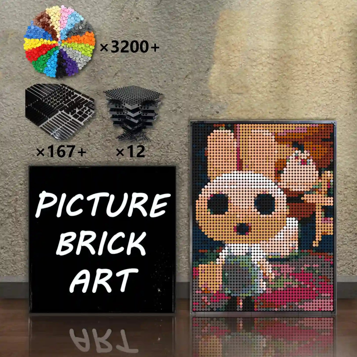 LEGO Mosaic Animal Crossing 48×64