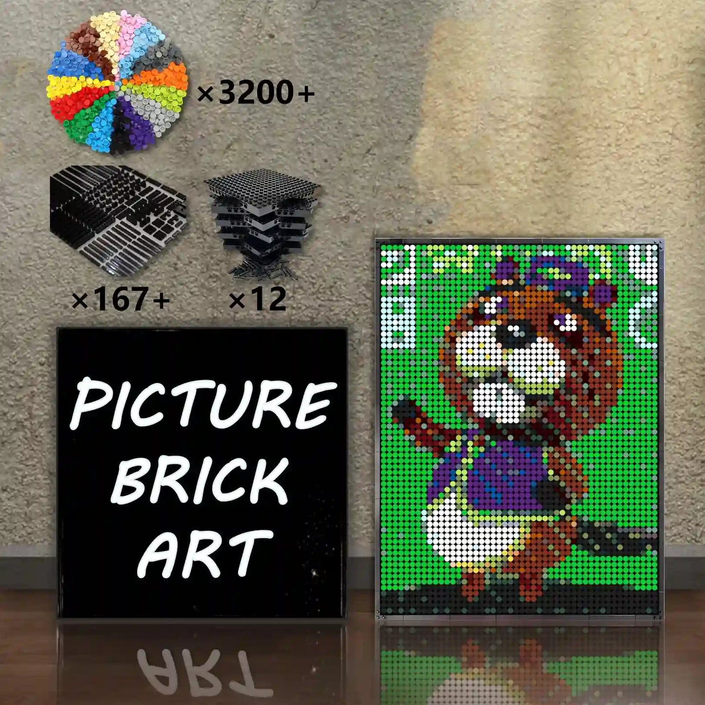 LEGO Mosaic Animal Crossing 48×64