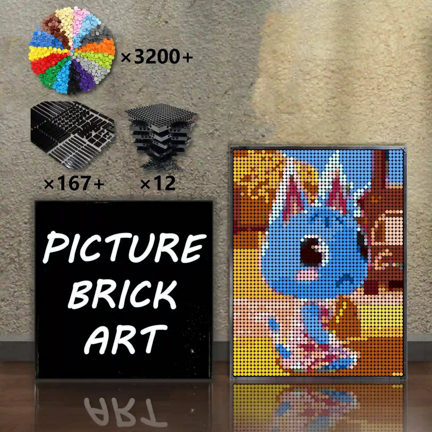 LEGO Mosaic Animal Crossing 48×64