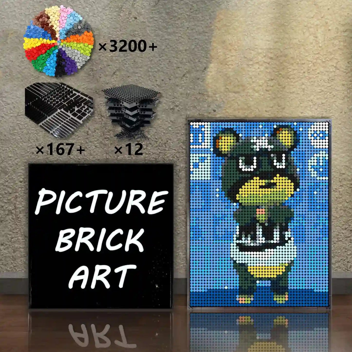 LEGO Mosaic Animal Crossing 48×64