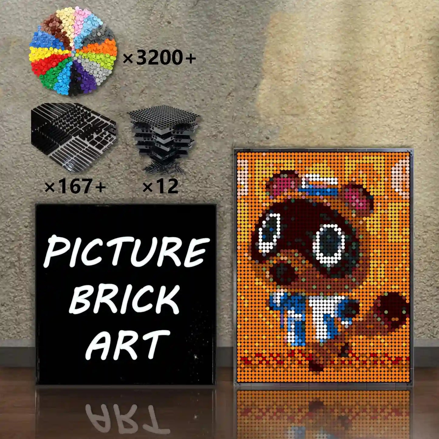 LEGO Mosaic Animal Crossing 48×64