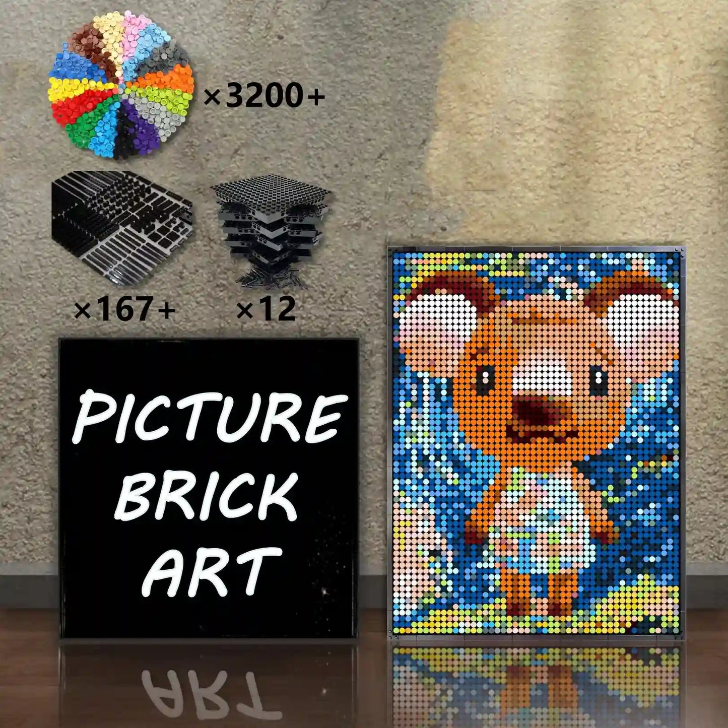 LEGO Mosaic Animal Crossing 48×64