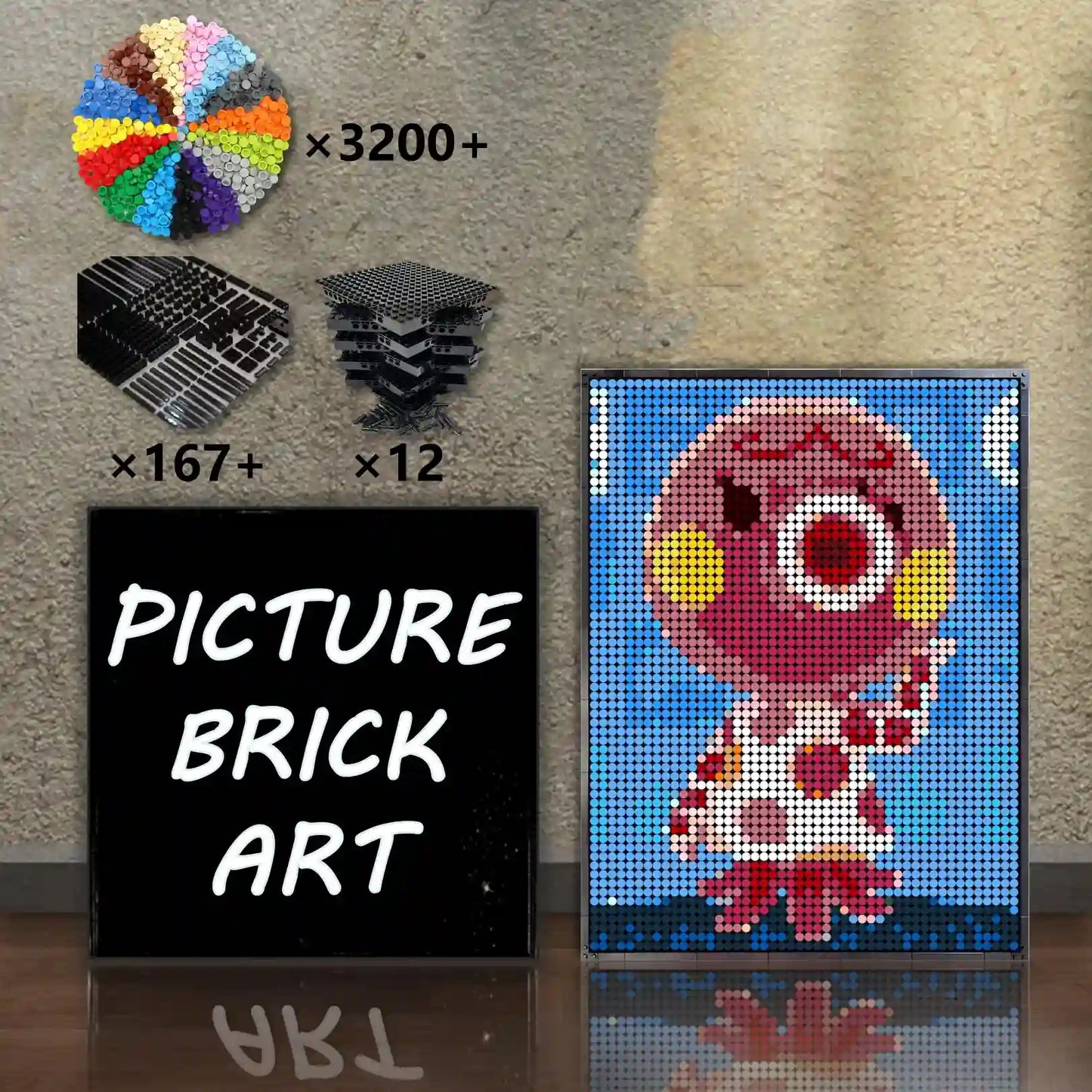 LEGO Mosaic Animal Crossing 48×64