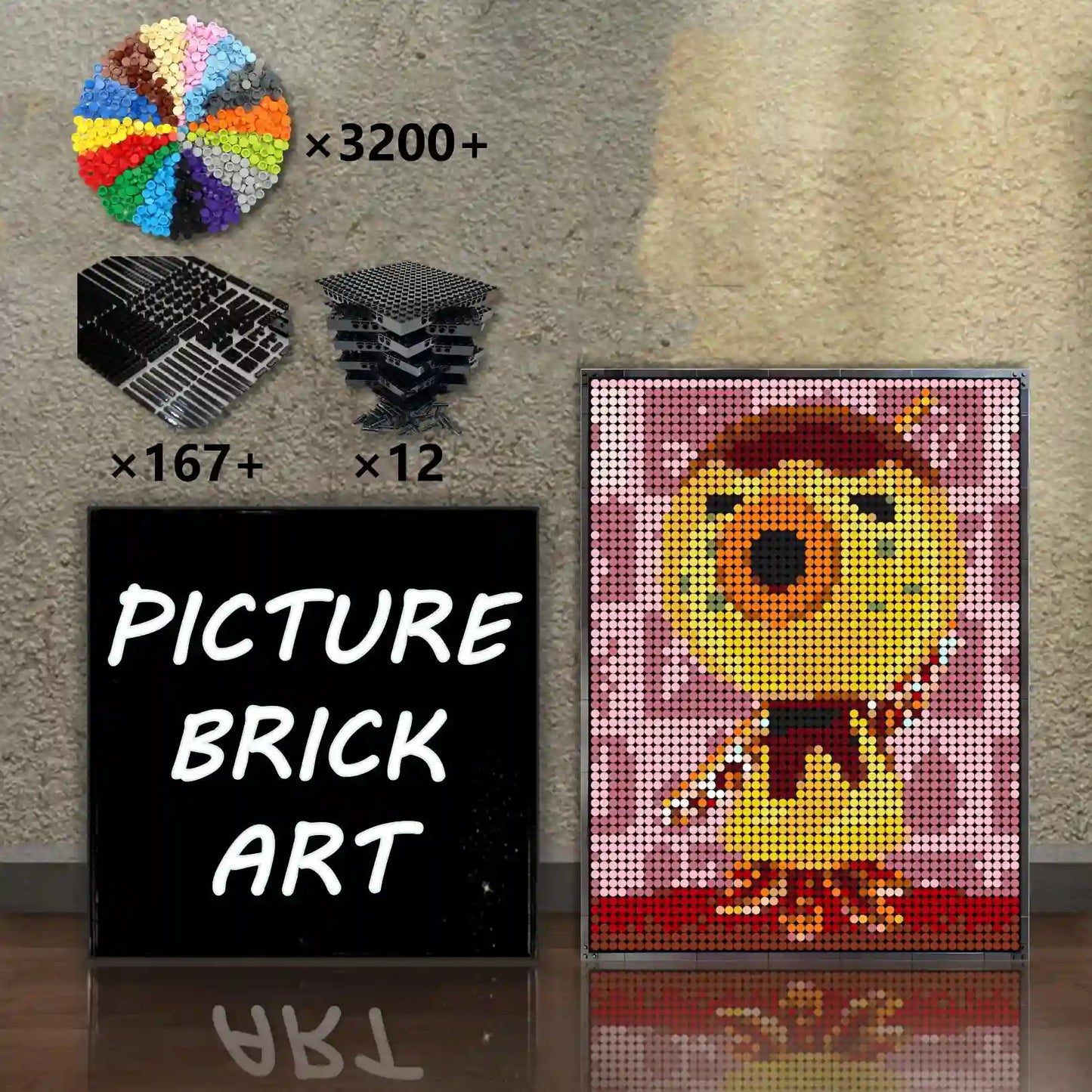 LEGO Mosaic Animal Crossing 48×64