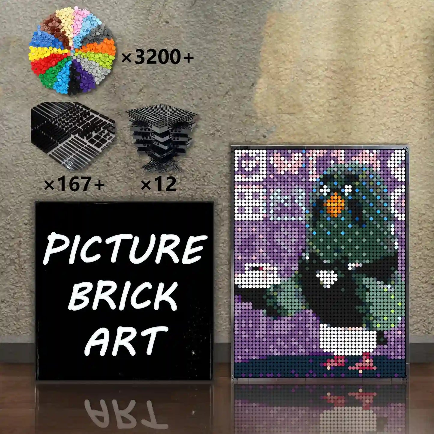 LEGO Mosaic Animal Crossing 48×64