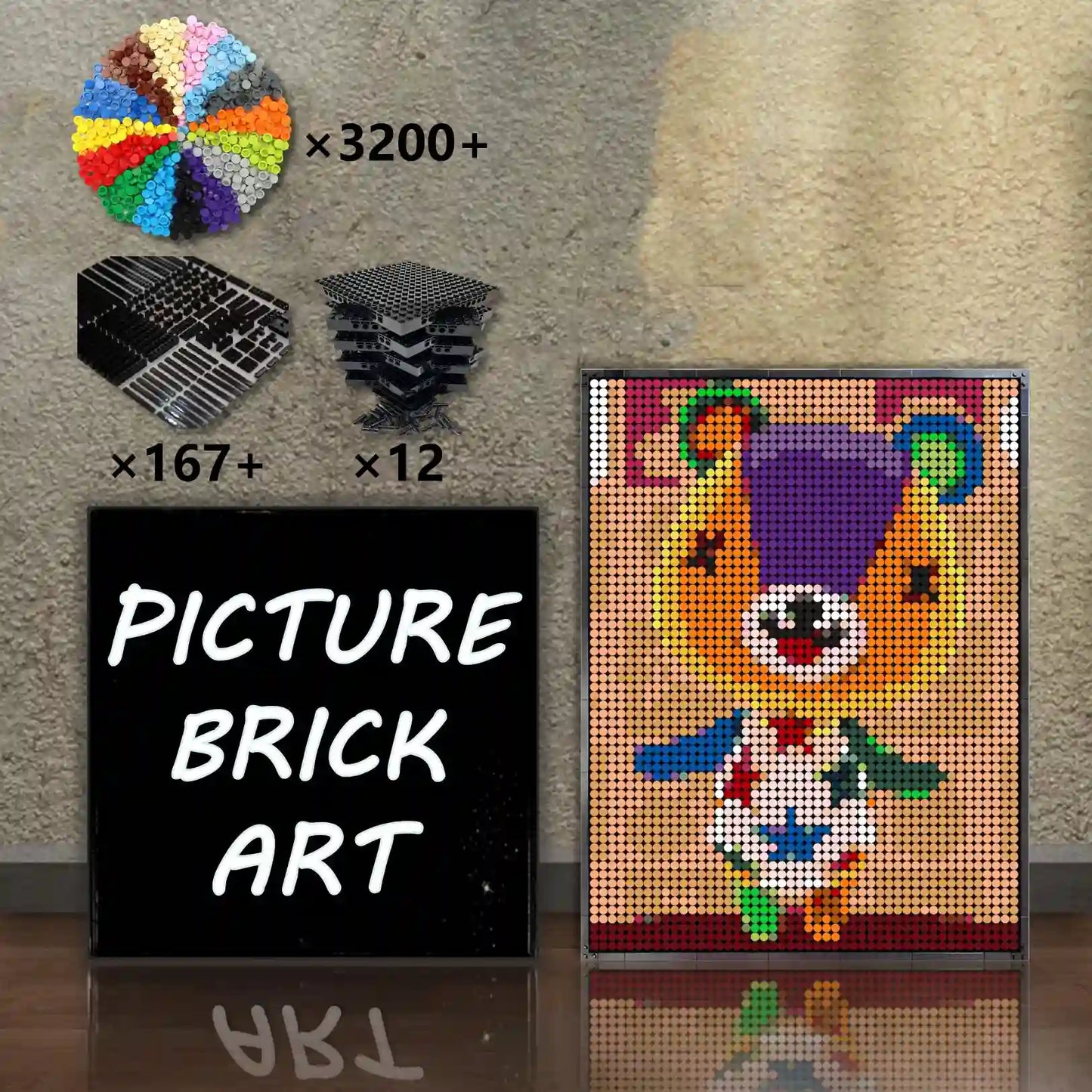 LEGO Mosaic Animal Crossing 48×64