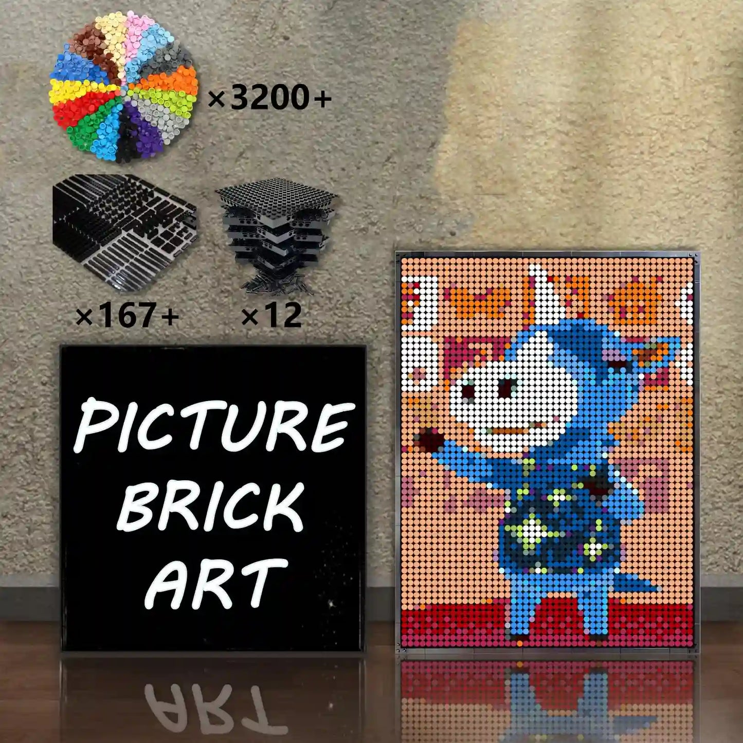 LEGO Mosaic Animal Crossing 48×64