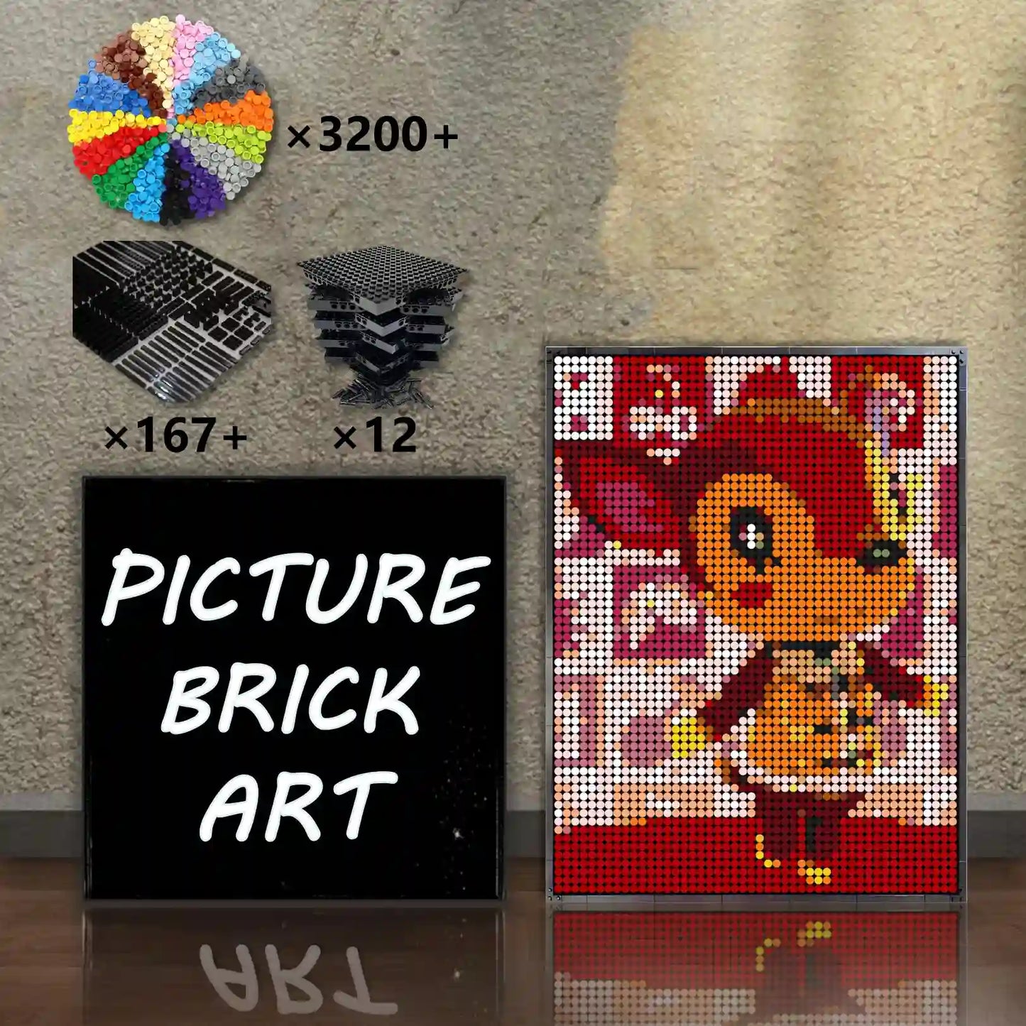 LEGO Mosaic Animal Crossing 48×64