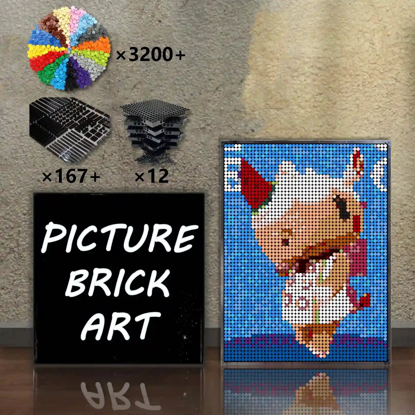 LEGO Mosaic Animal Crossing 48×64