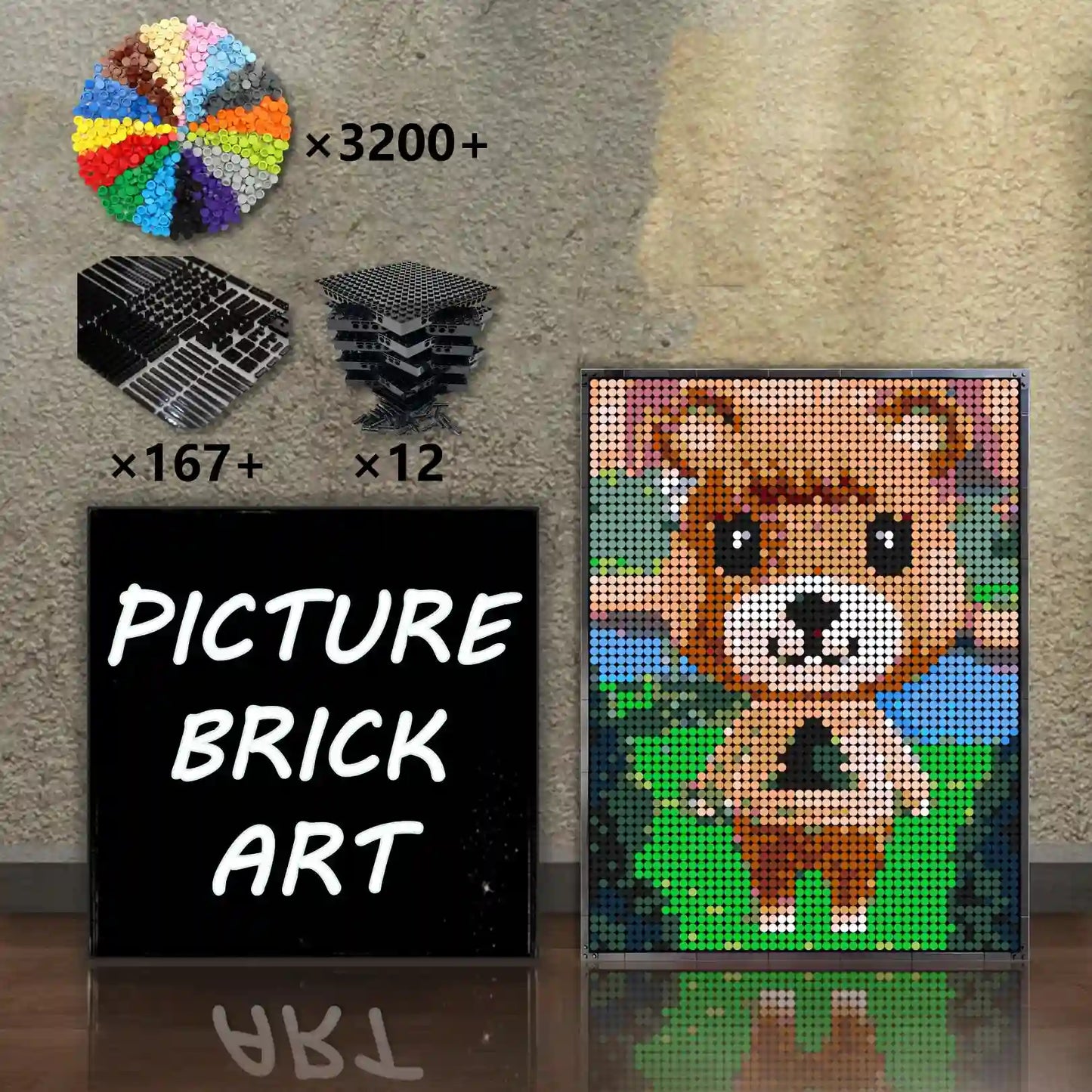 LEGO Mosaic Animal Crossing 48×64