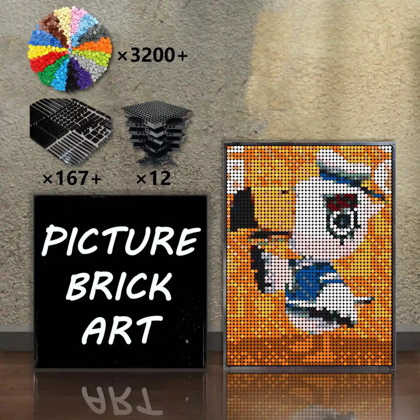 LEGO Mosaic Animal Crossing 48×64