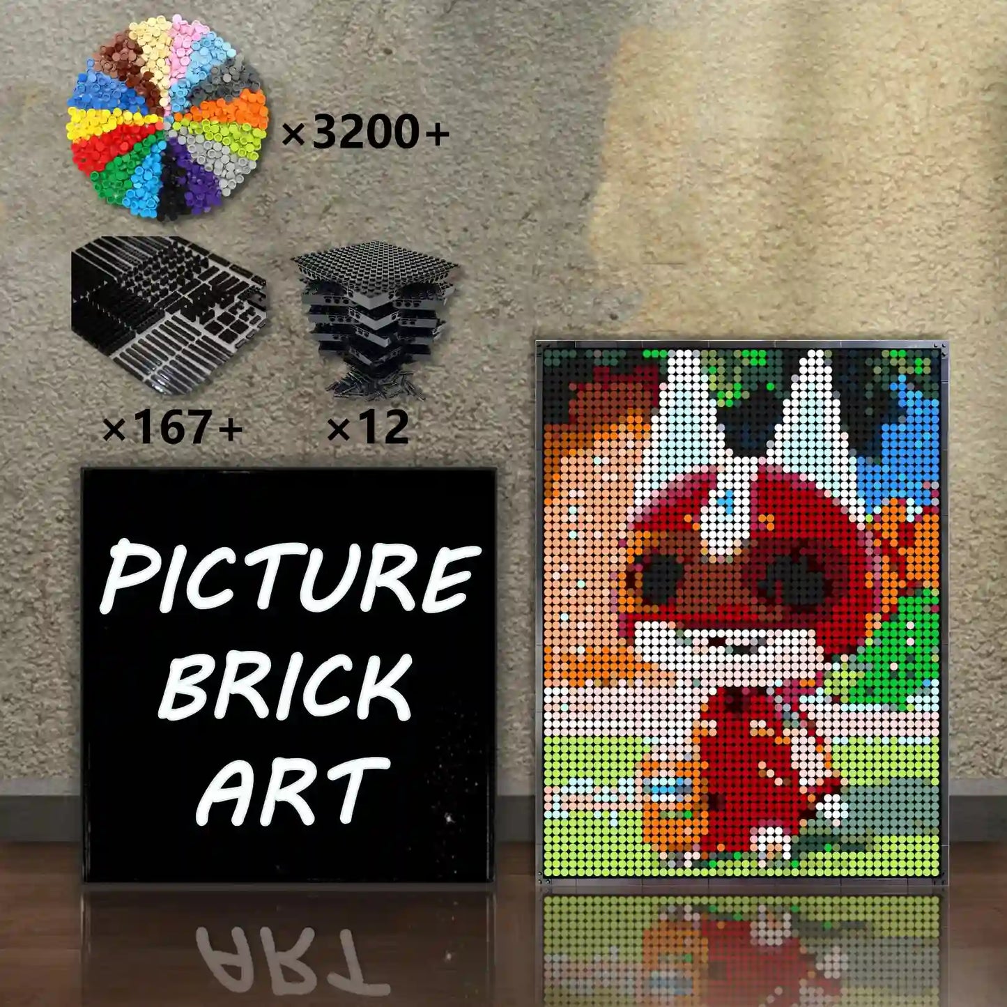 LEGO Mosaic Animal Crossing 48×64