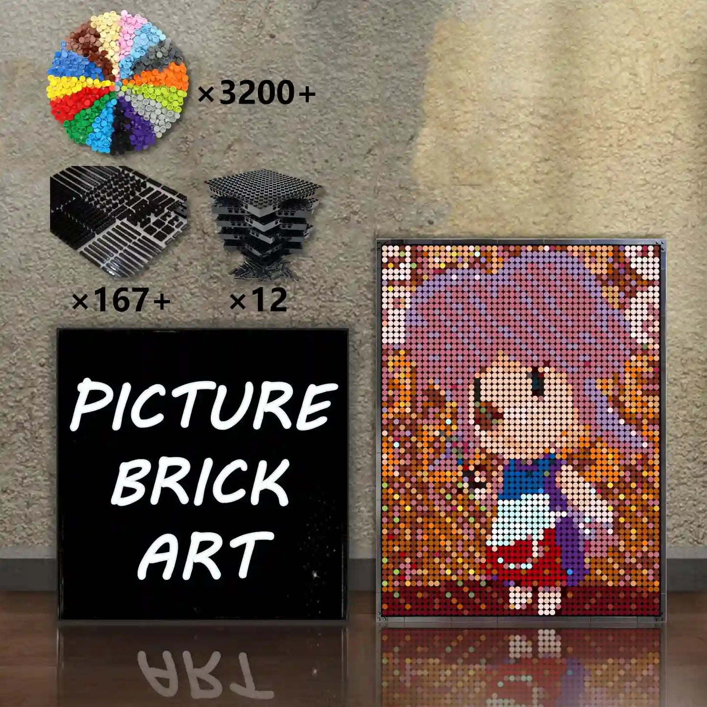 LEGO Mosaic Animal Crossing 48×64