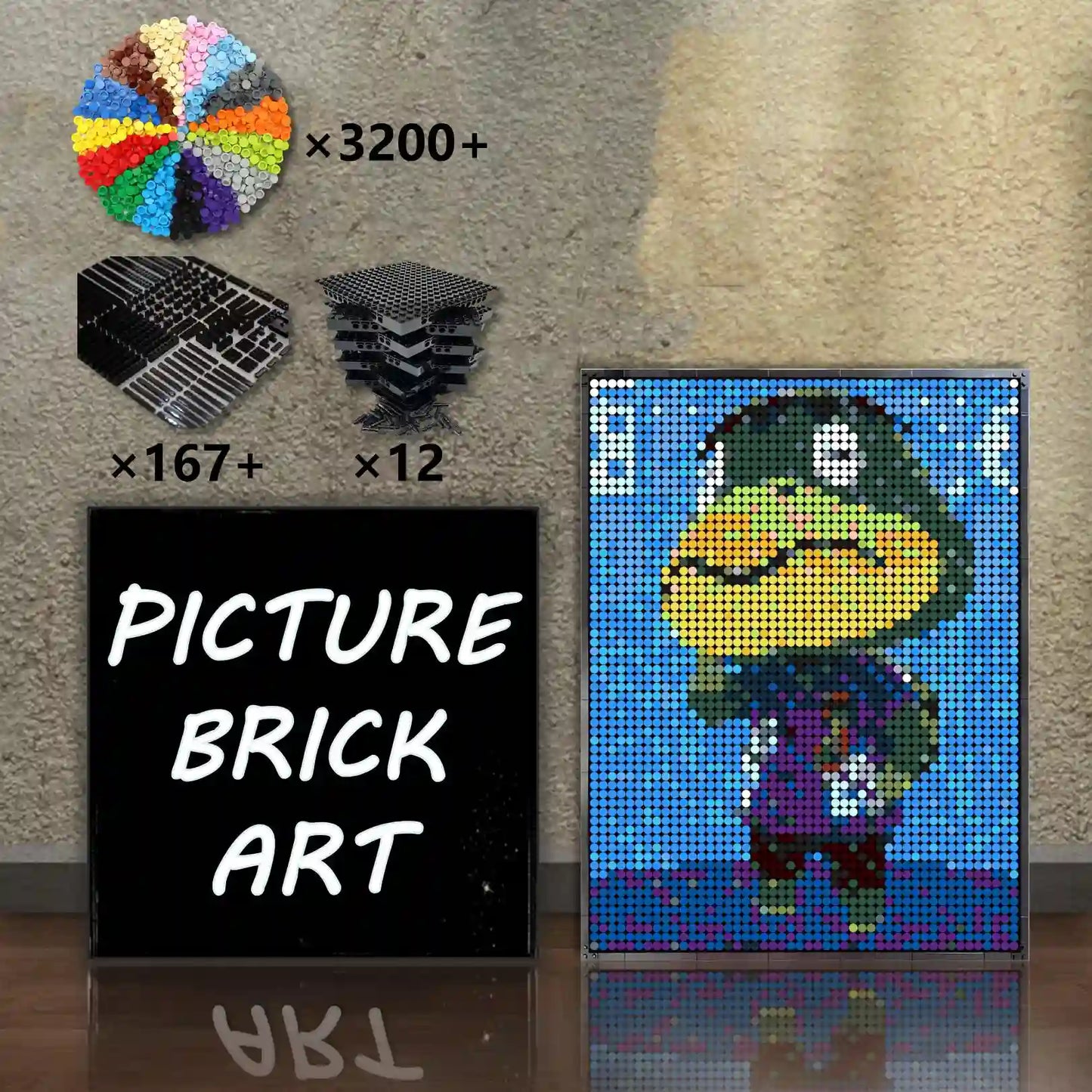 LEGO Mosaic Animal Crossing 48×64