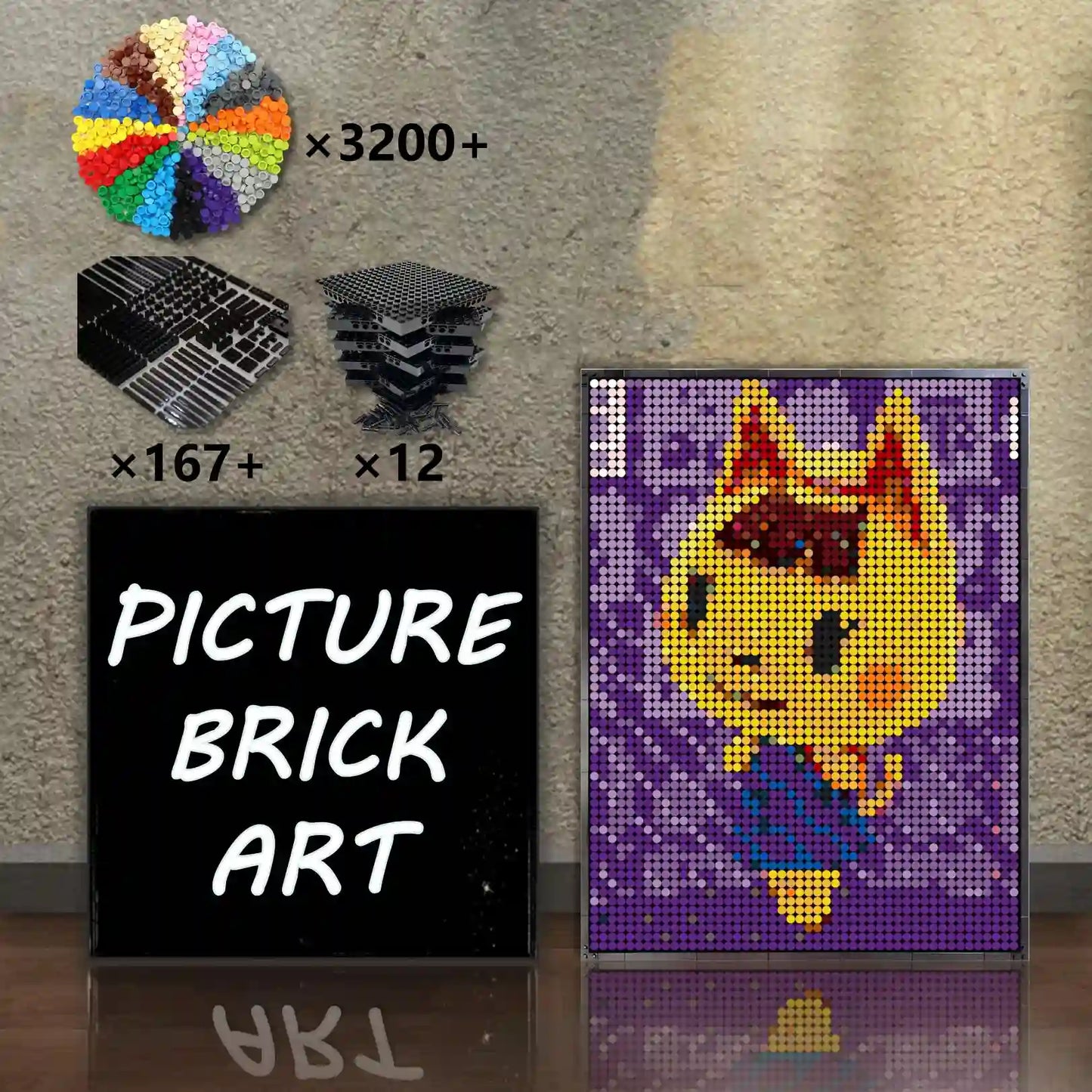 LEGO Mosaic Animal Crossing 48×64