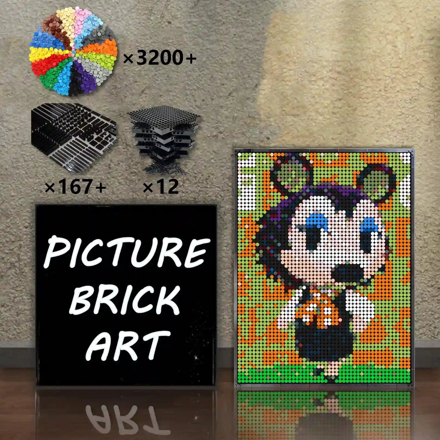 LEGO Mosaic Animal Crossing 48×64