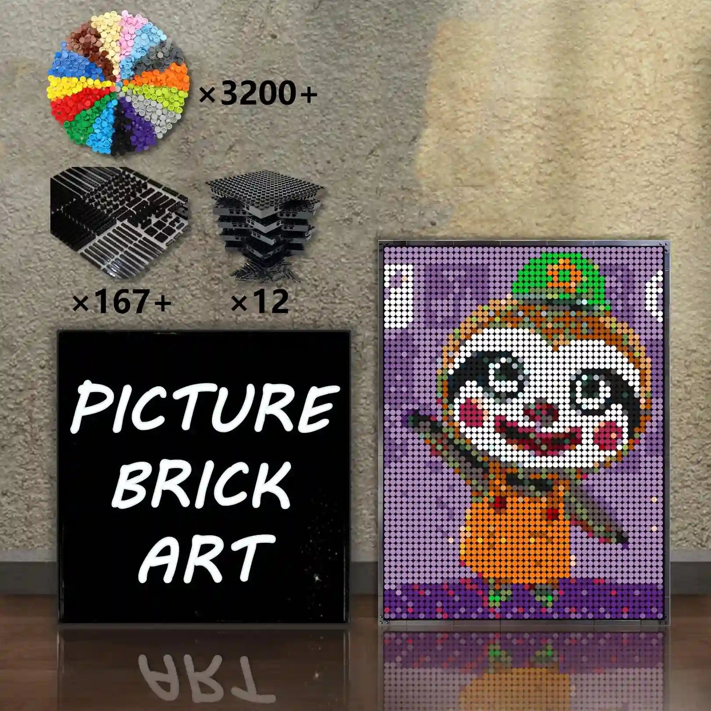 LEGO Mosaic Animal Crossing 48×64