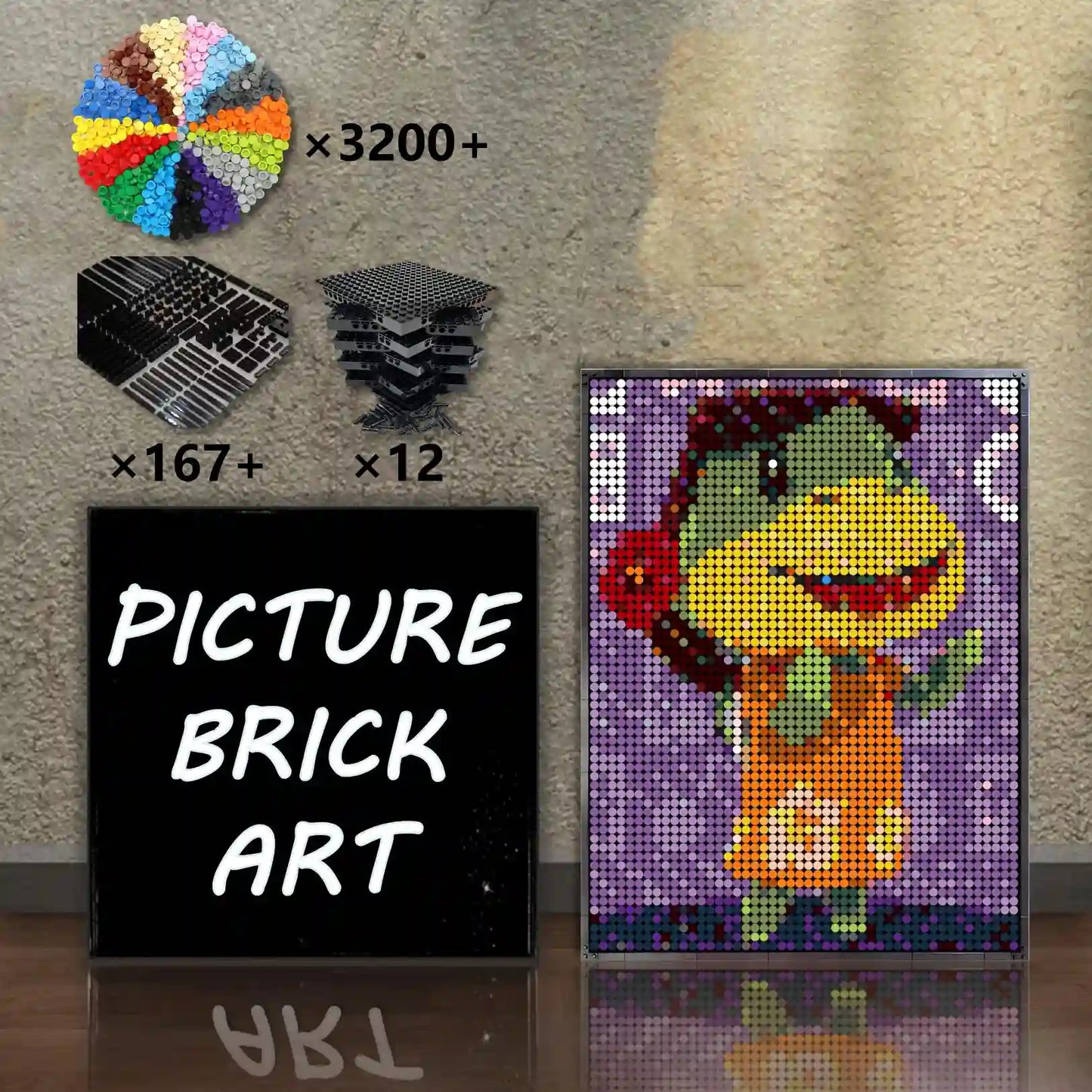 LEGO Mosaic Animal Crossing 48×64