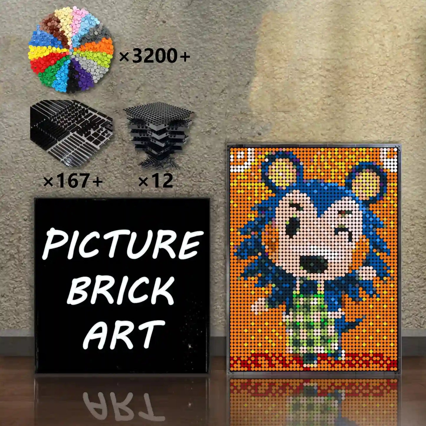 LEGO Mosaic Animal Crossing 48×64