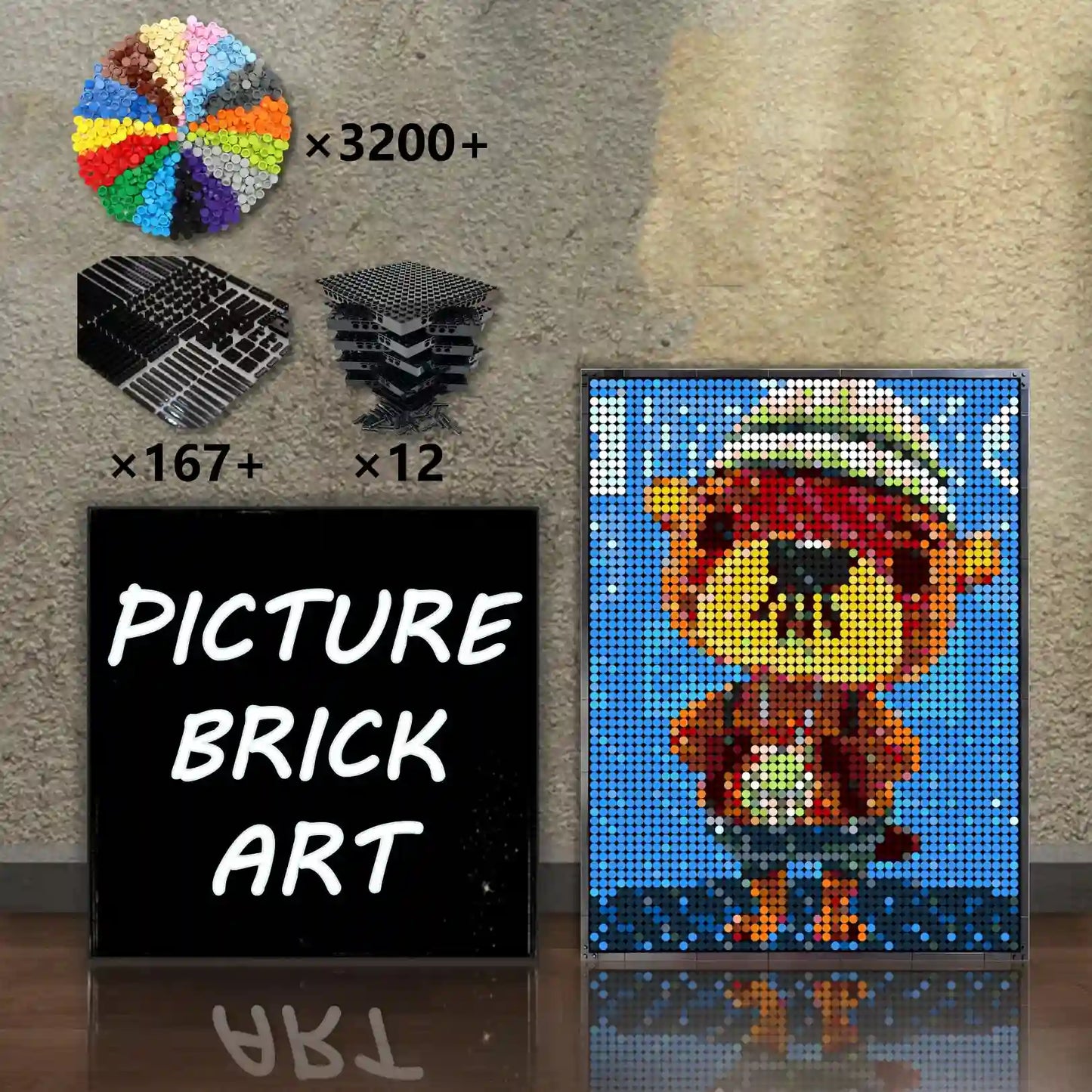 LEGO Mosaic Animal Crossing 48×64