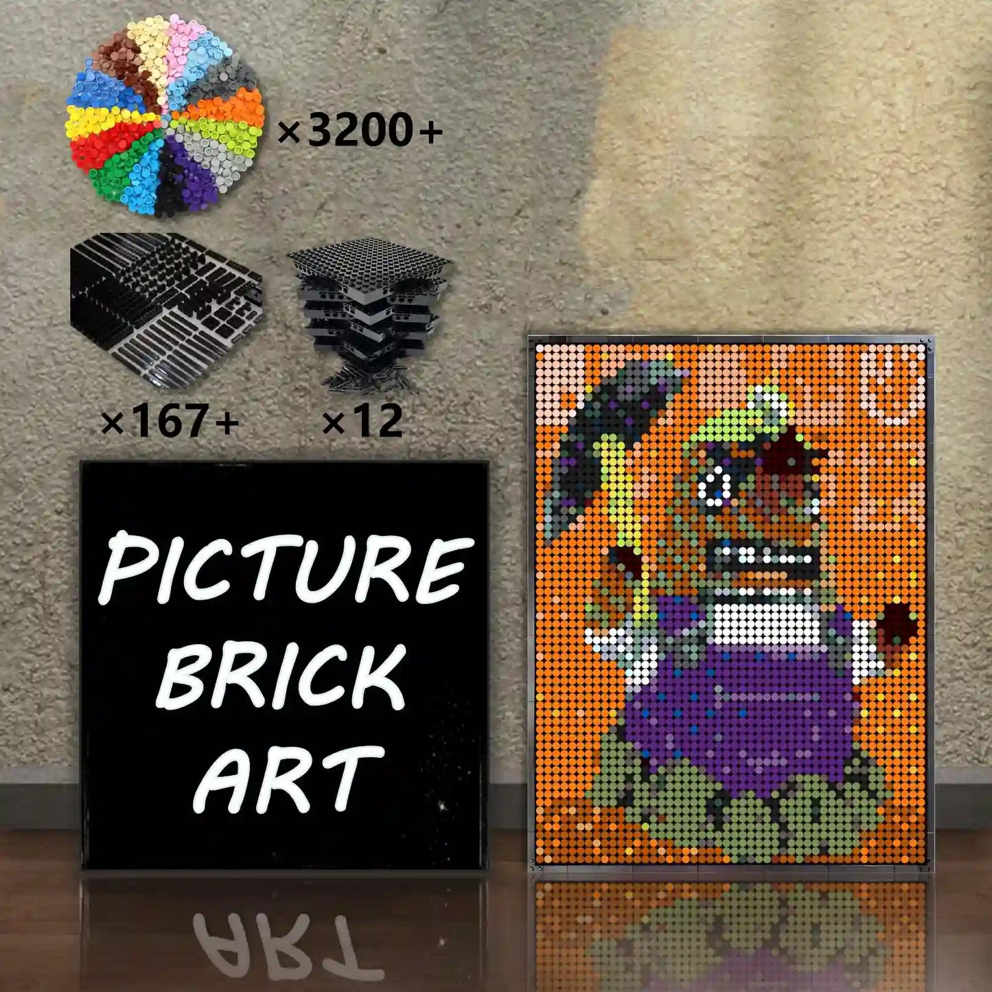 LEGO Mosaic Animal Crossing 48×64