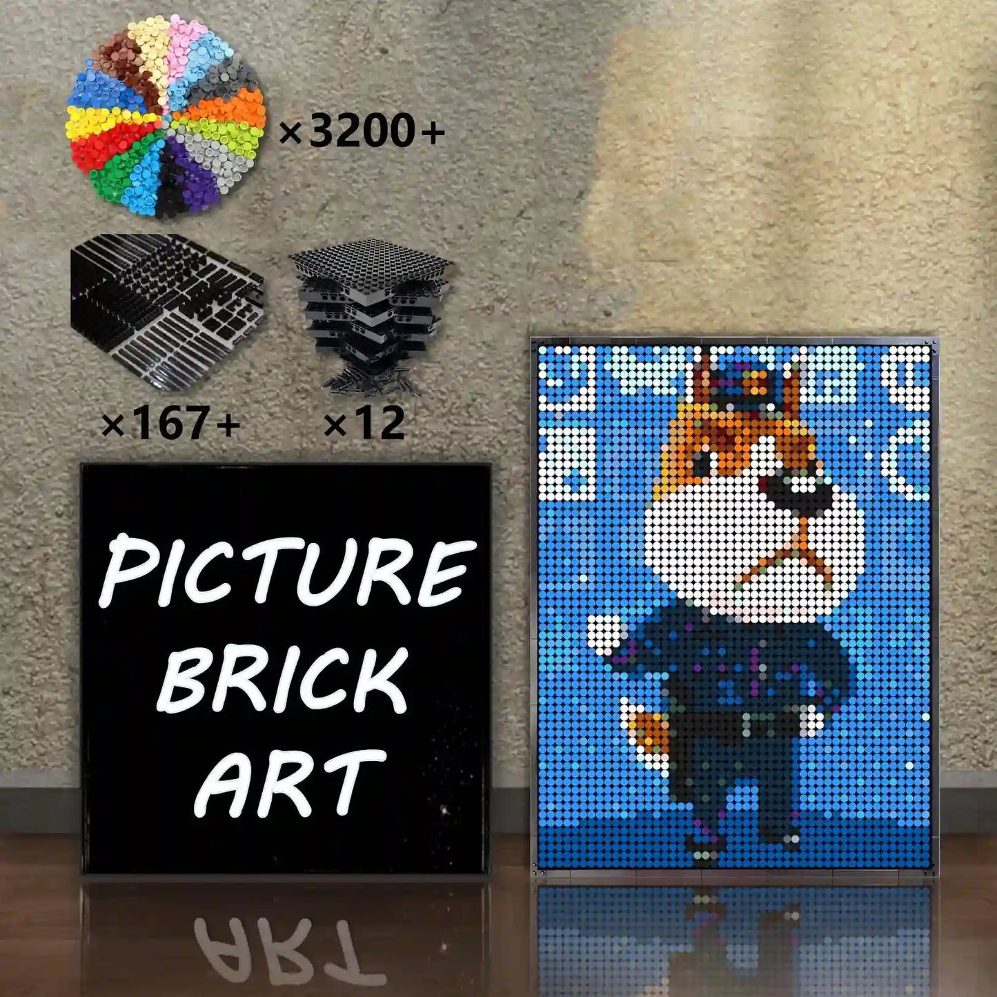 LEGO Mosaic Animal Crossing 48×64