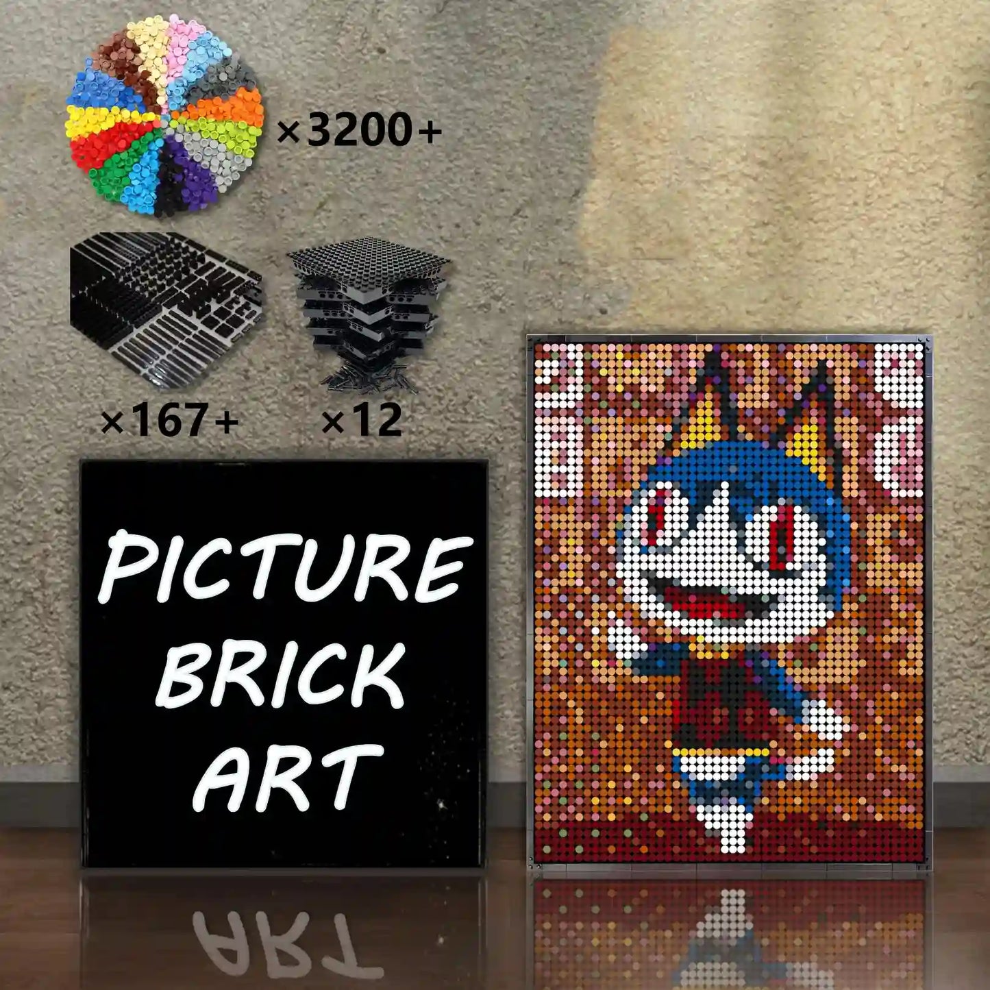 LEGO Mosaic Animal Crossing 48×64