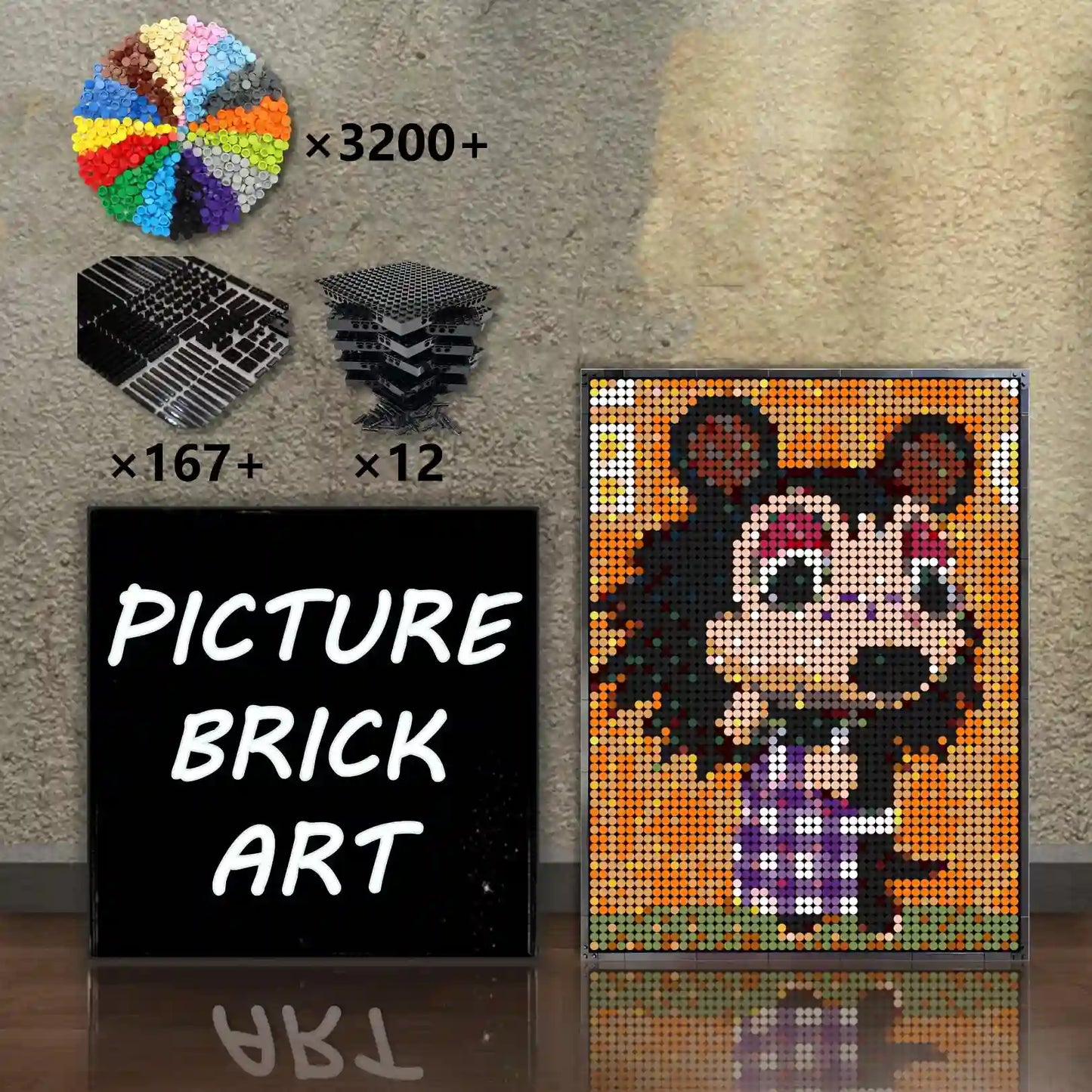 LEGO Mosaic Animal Crossing 48×64