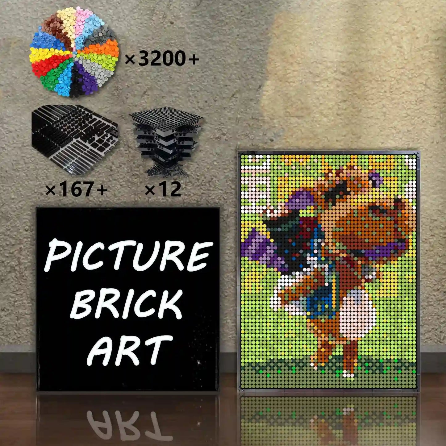 LEGO Mosaic Animal Crossing 48×64