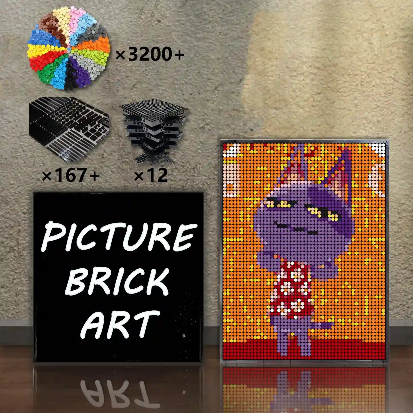 LEGO Mosaic Animal Crossing 48×64