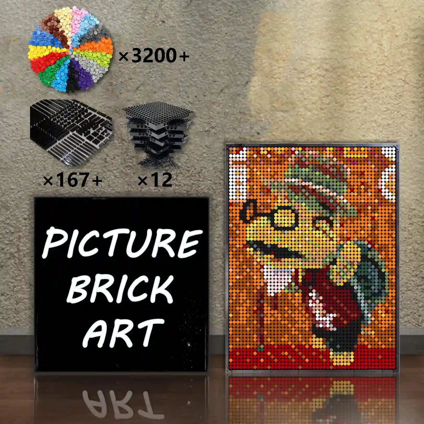 LEGO Mosaic Animal Crossing 48×64