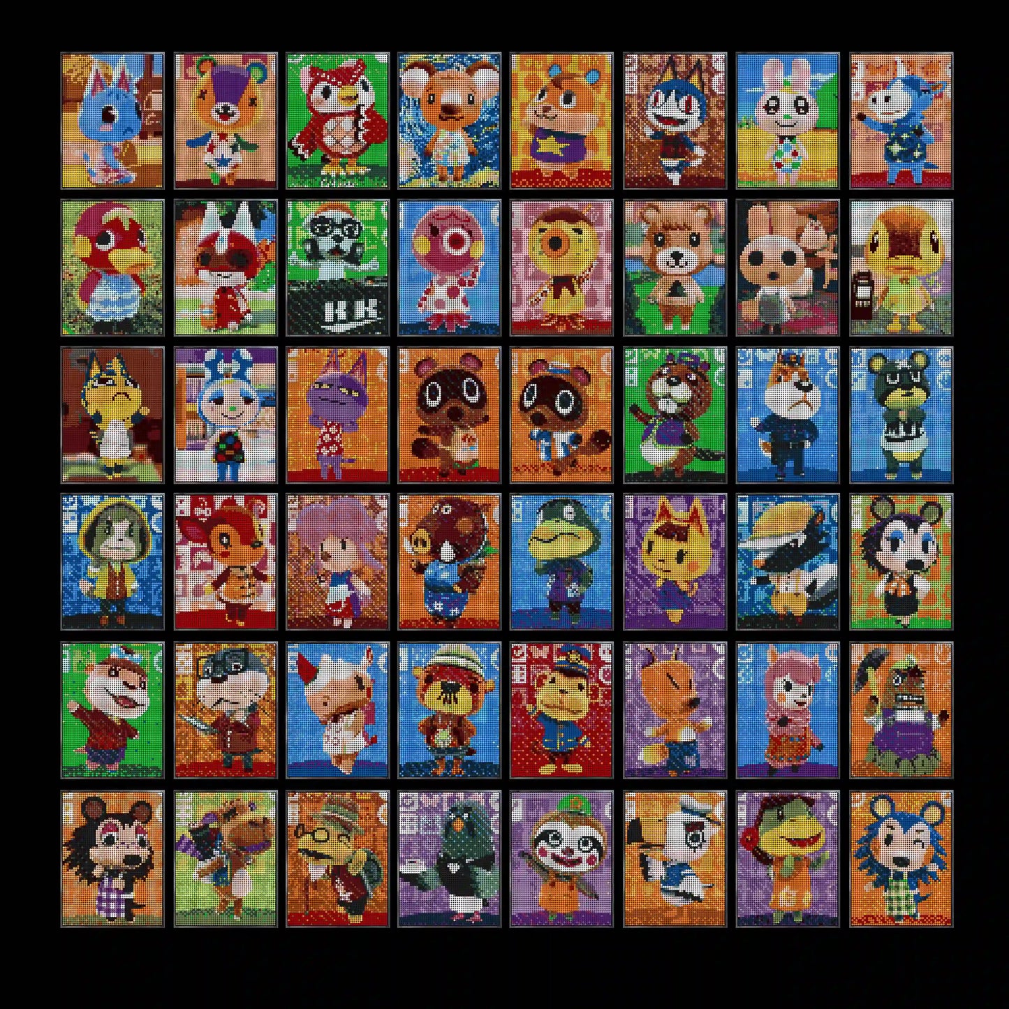 LEGO Mosaic Animal Crossing 48×64