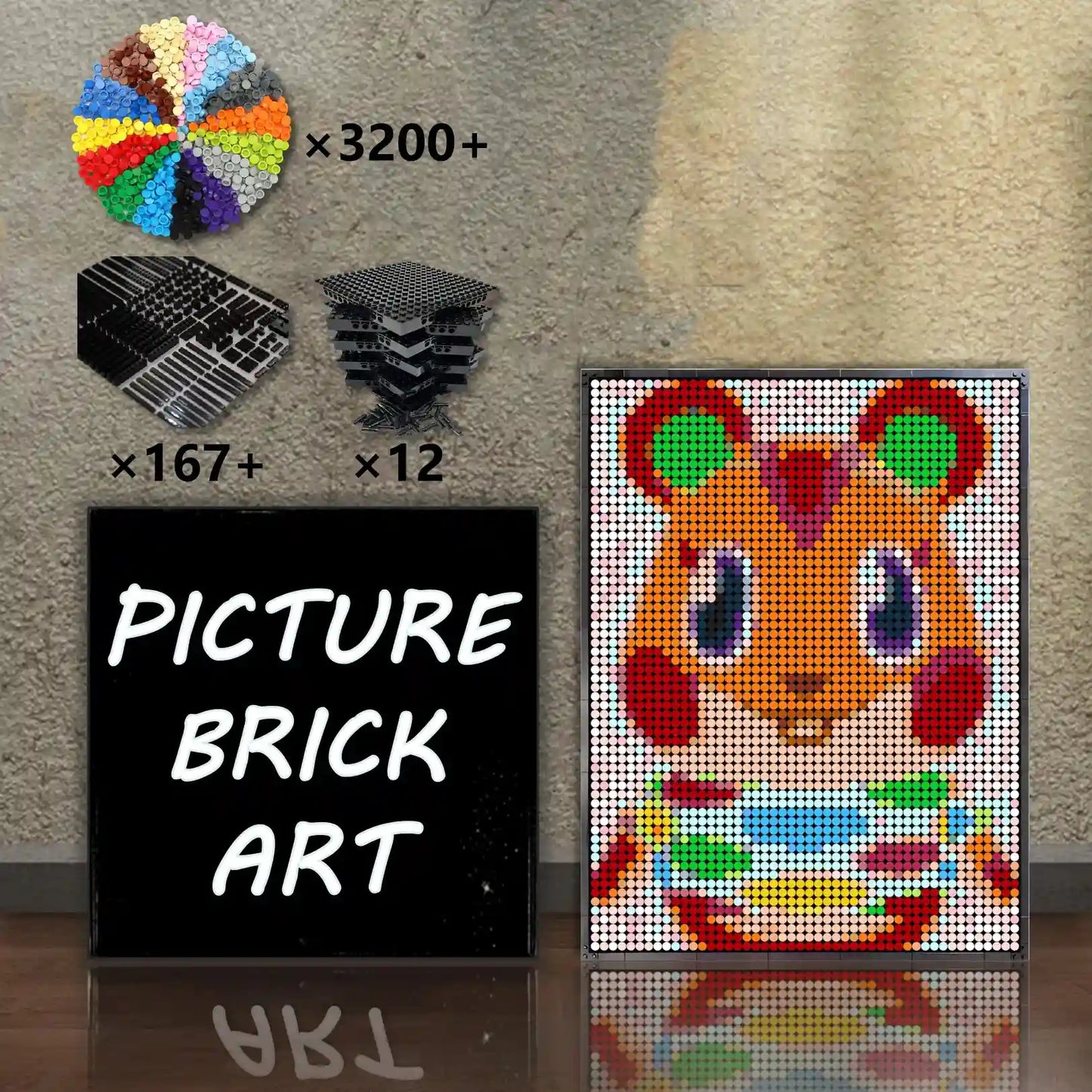 LEGO Mosaic Animal Crossing 48×64