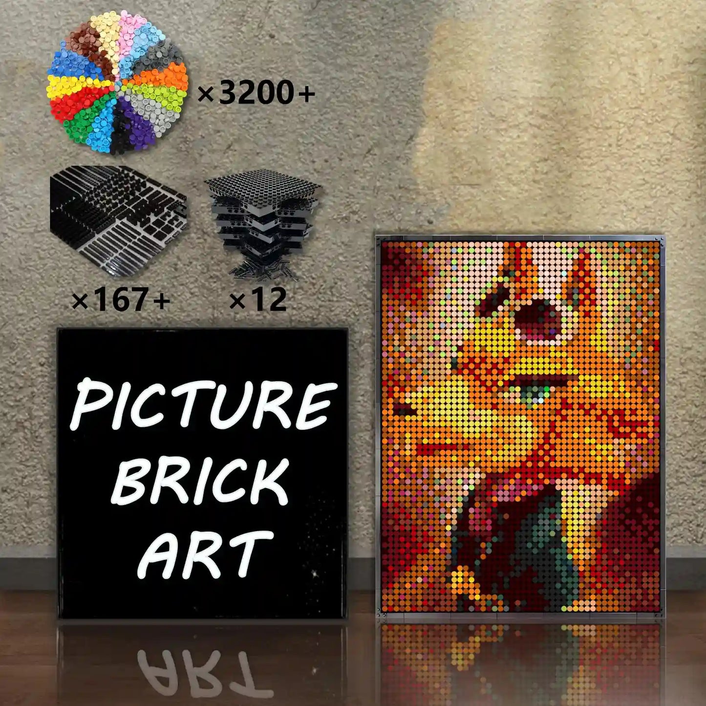 LEGO Mosaic Animal Crossing 48×64