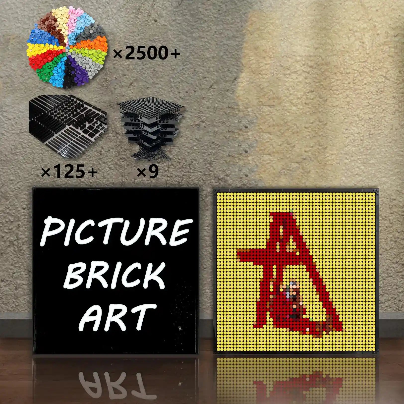 LEGO Mosaic Billie Eilish Album Cover-48x48