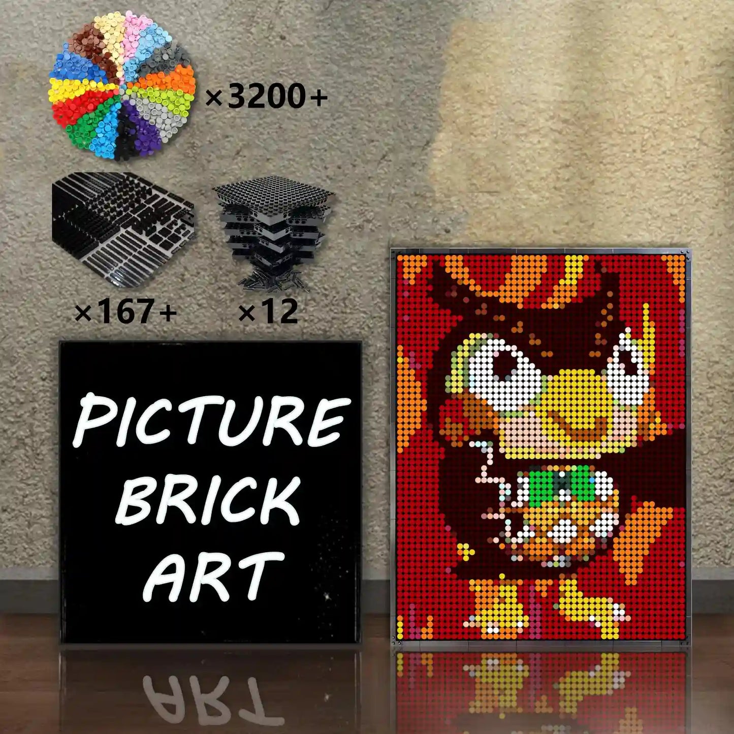 LEGO Mosaic Animal Crossing 48×64