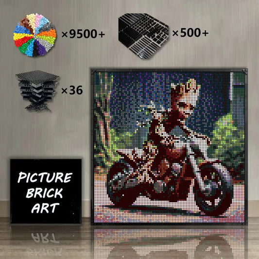 LEGO Mosaic Groot 96×96