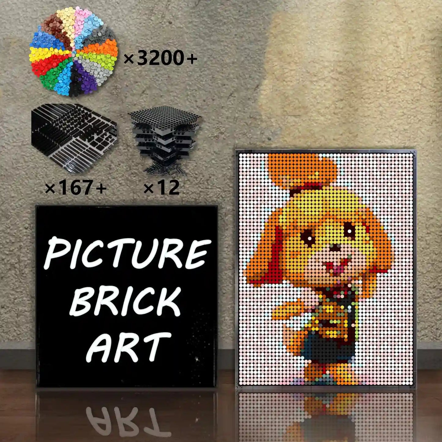 LEGO Mosaic Animal Crossing 48×64