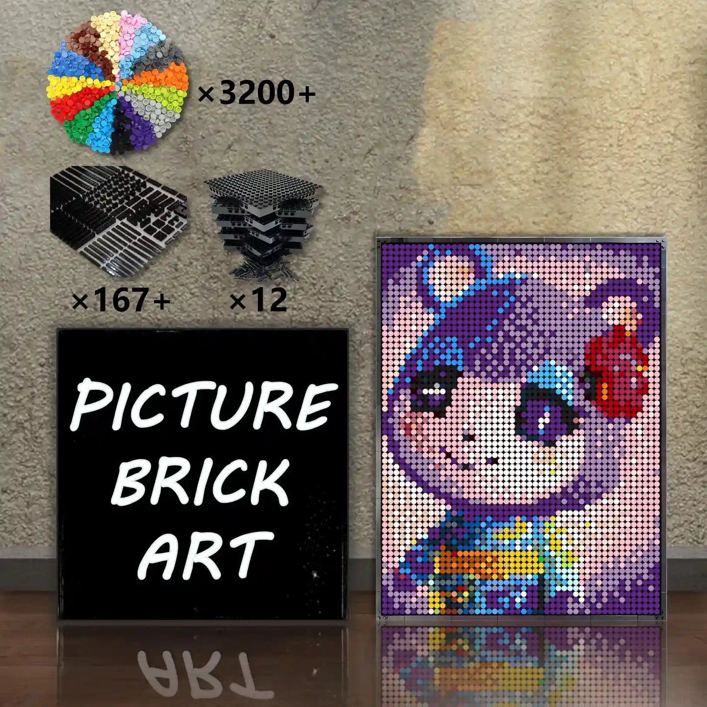 LEGO Mosaic Animal Crossing 48×64