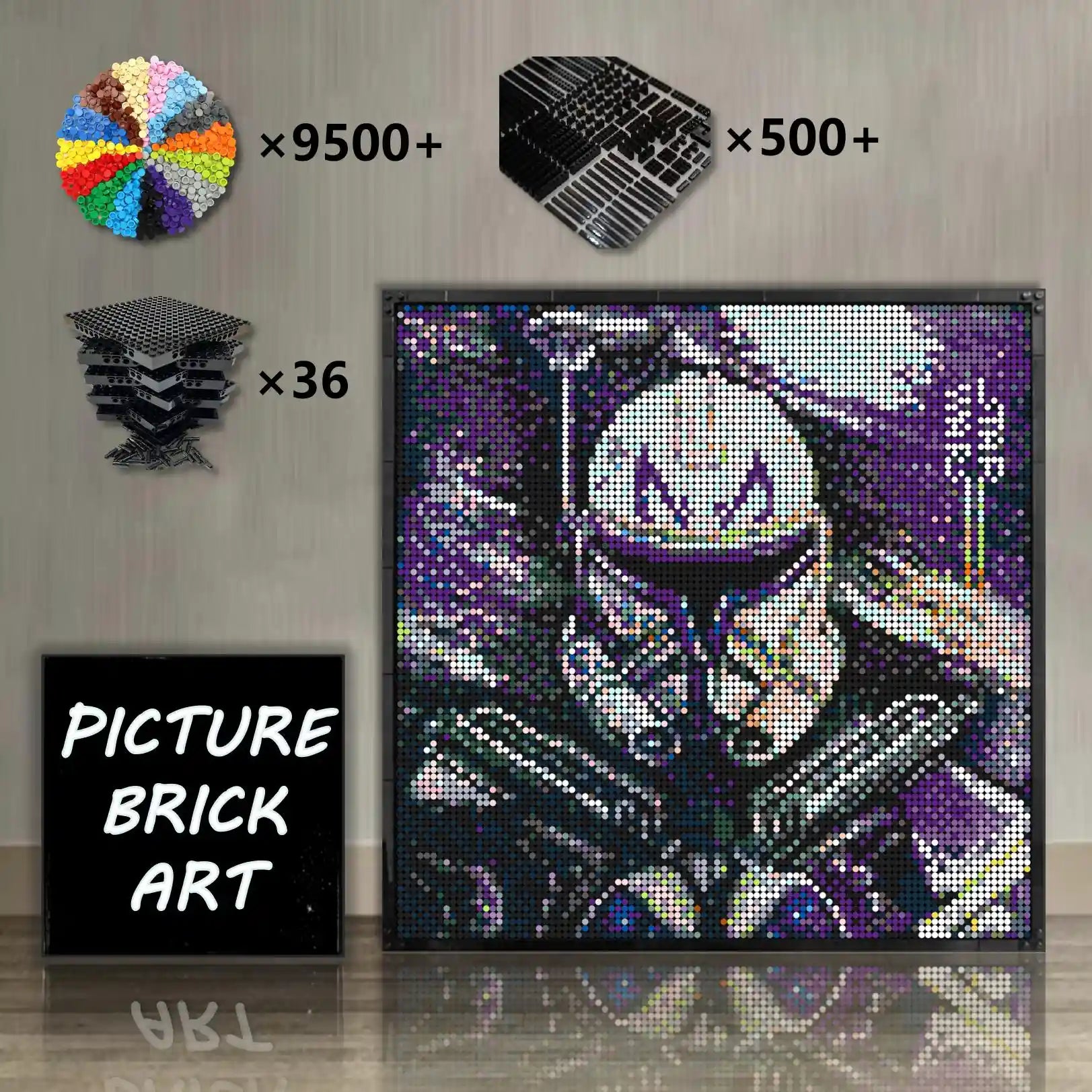 LEGO Mosaic Wall Art-Captain Rex Portrait Custom Picture-96x96