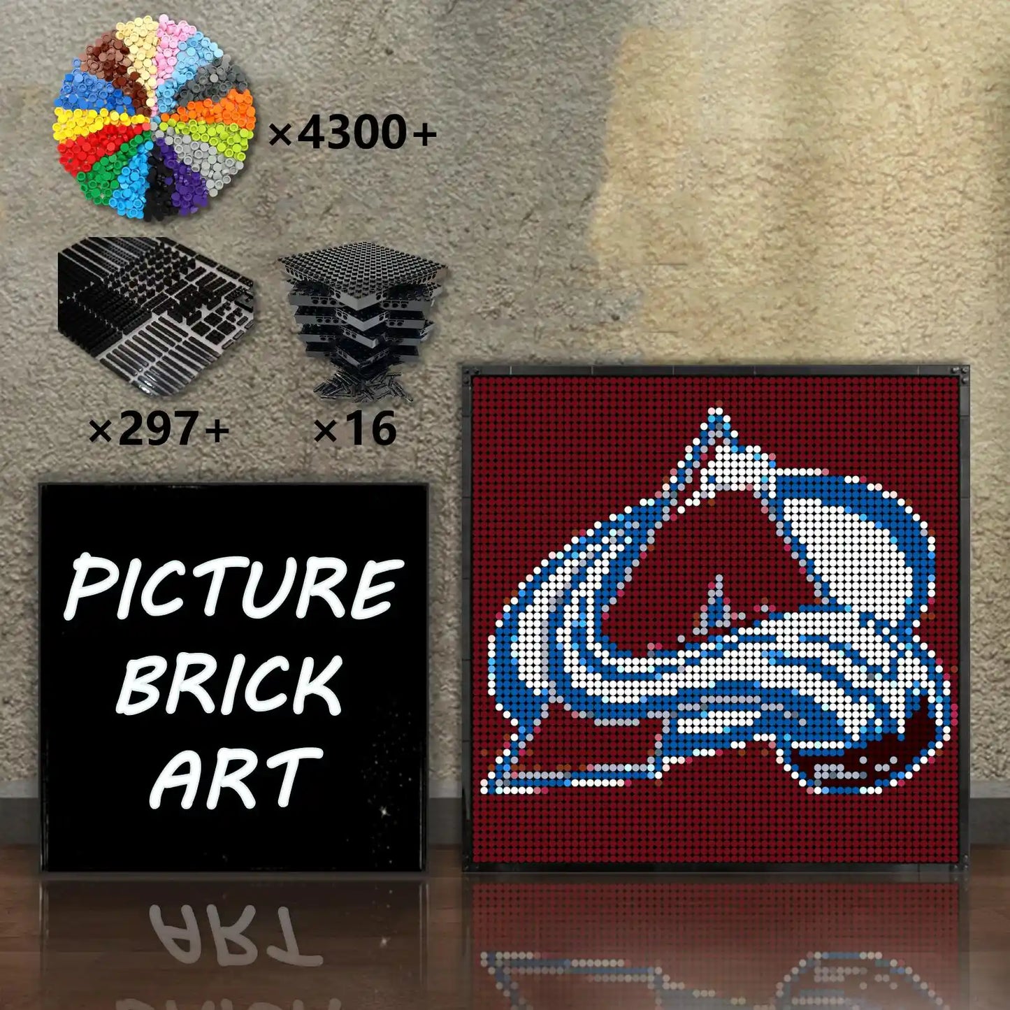 LEGO-Mosaic-Colorado-Avalanche-64x64